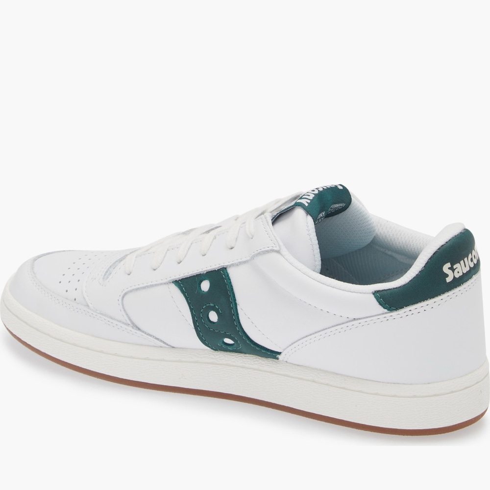 NWOT Saucony Men's White and Green Sneakers - Picture 2 of 6